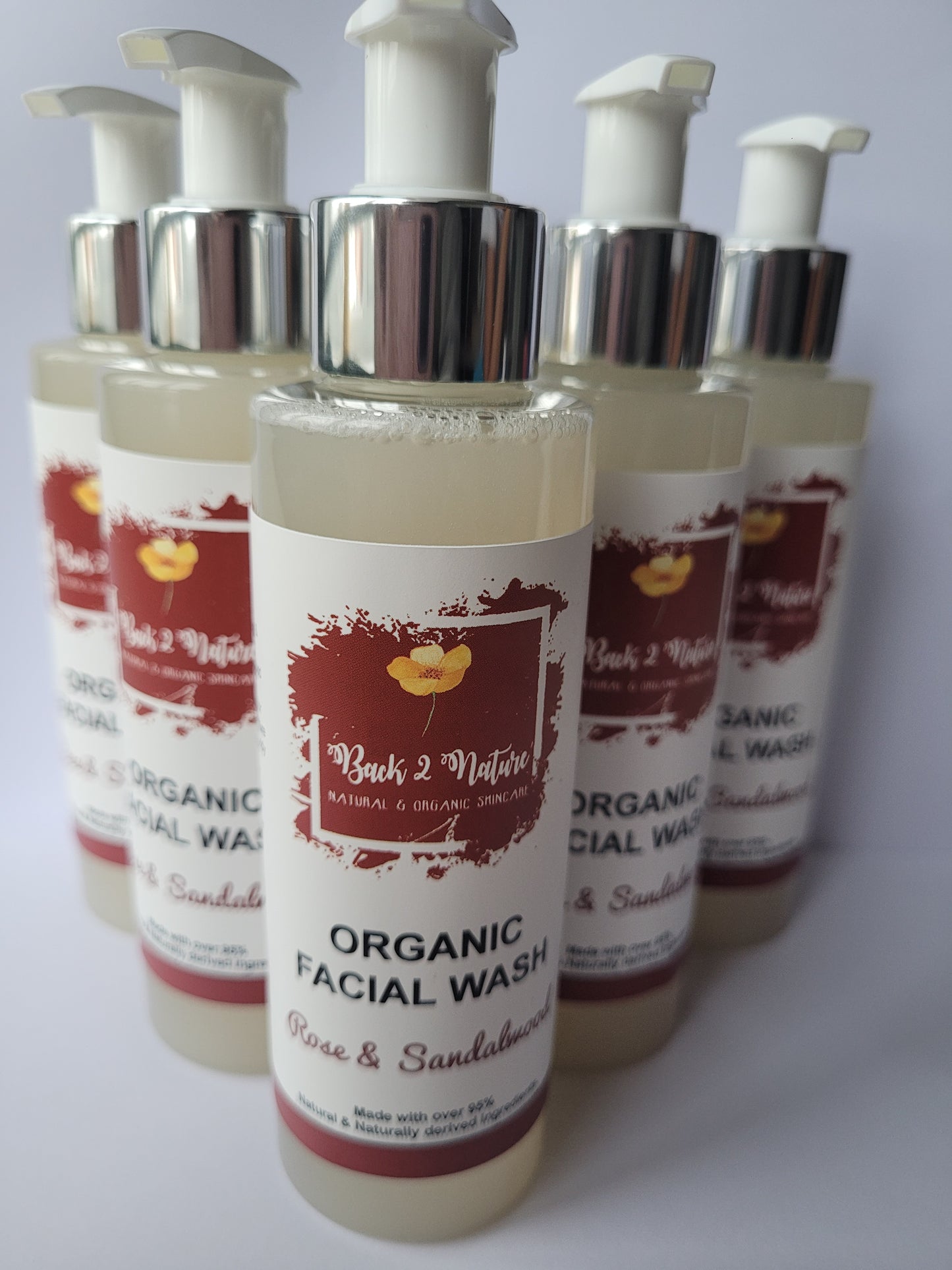 Organic Rose & Sandalwood Facial wash 150ML