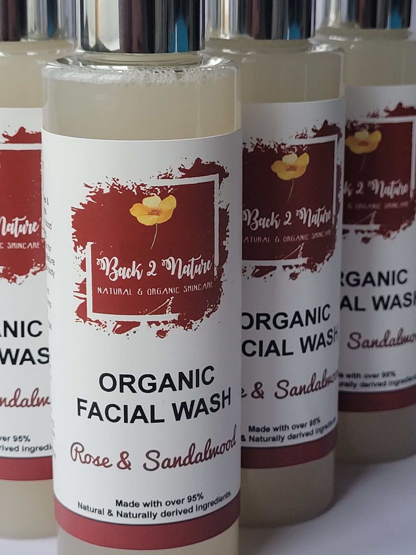 Organic Rose & Sandalwood Facial wash 150ML