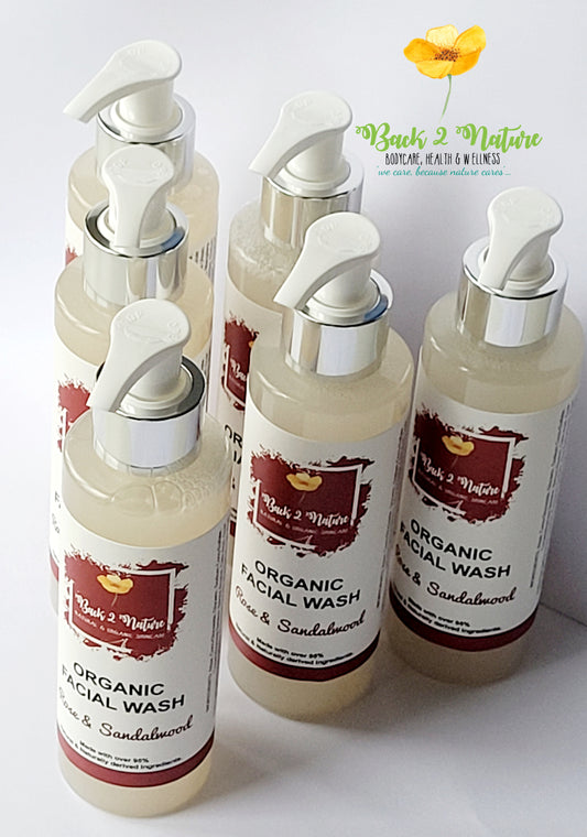 Organic Rose & Sandalwood Facial wash 150ML