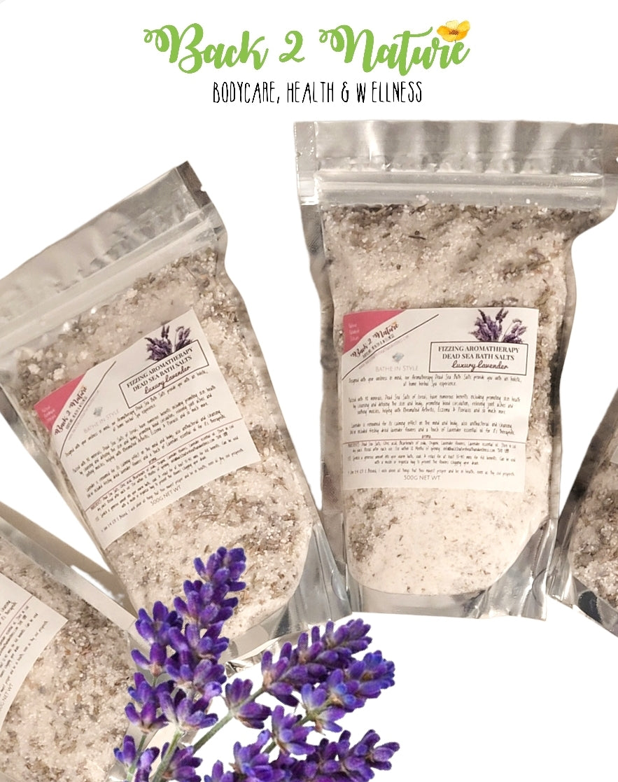 Luxury Lavender Fizzing Dead Sea Bath Salts