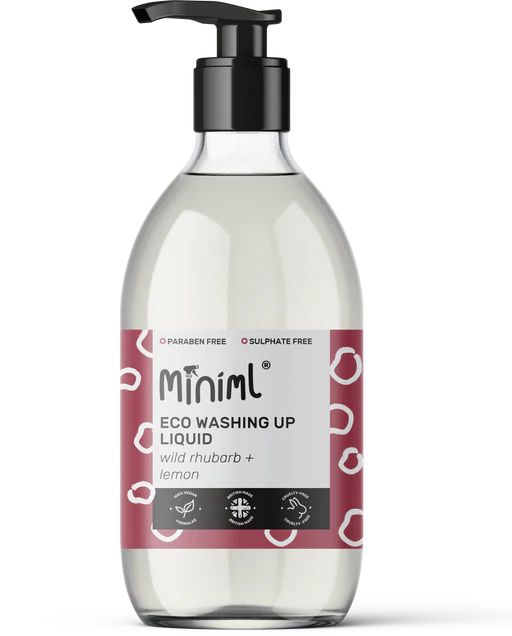 Rhubarb & Lemon Washing up liquid from £1.95 - Eco, Vegan, Cruelty free